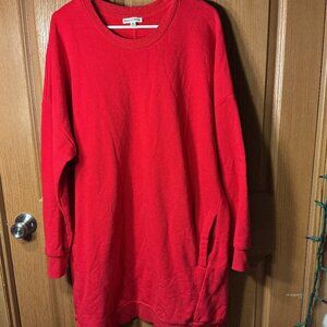 Zenana Outfitters Red Sweater Dress